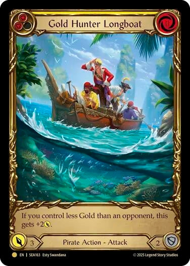 Gold Hunter Longboat (Treasure) (SEA163) [High Seas]