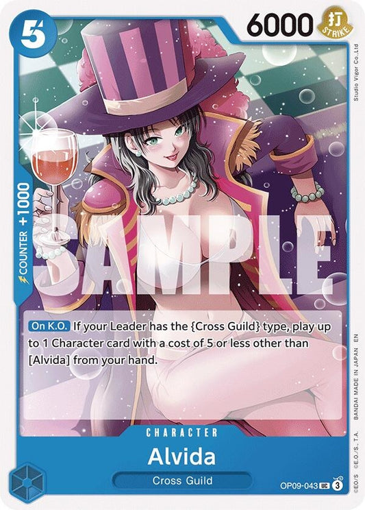 Image for Alvida (Reprint) (OP09-043) (Starter Deck 25: BLUE Buggy) - One Piece Card Game