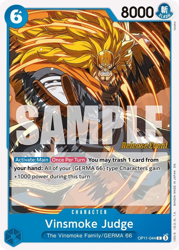 Vinsmoke Judge (OP11-044) [A Fist of Divine Speed Release Event Cards]