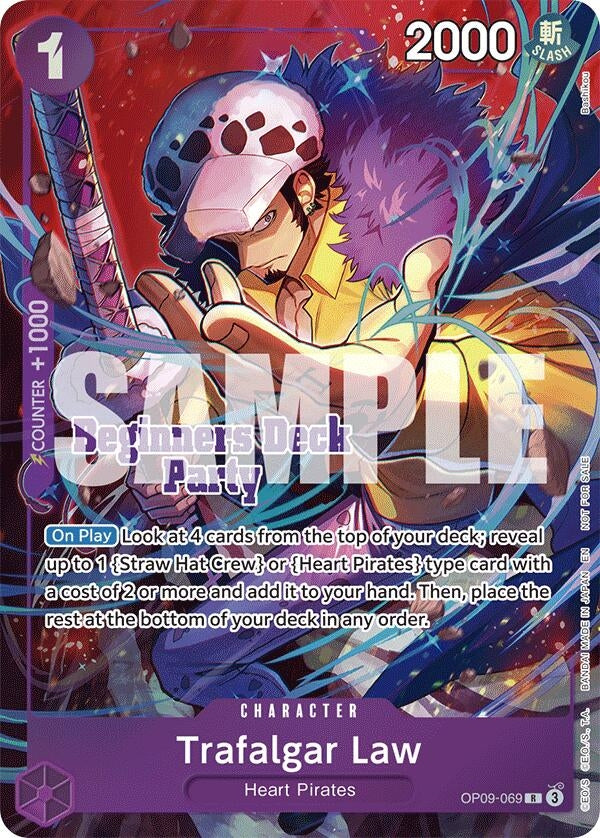 Image for Trafalgar Law (Beginners Deck Party [ST-23] - [ST-28] Winner Pack) (OP09-069) (One Piece Promotion Cards) - One Piece Card Game