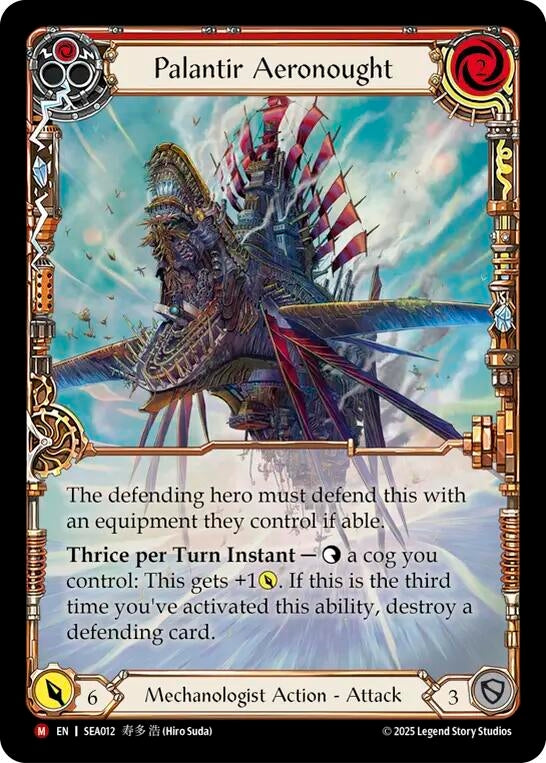 Image for Palantir Aeronought (Extended Art) (SEA012) (High Seas) - Flesh and Blood TCG