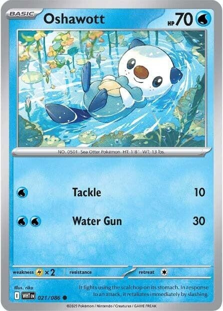 Oshawott (021/086) [SV: White Flare]