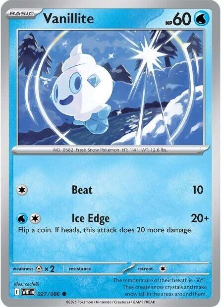Vanillite (027/086) [SV: White Flare]