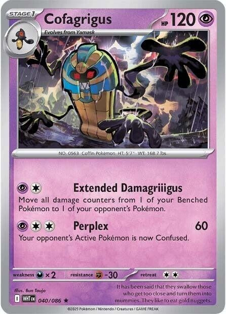 Cofagrigus (040/086) [SV: White Flare]