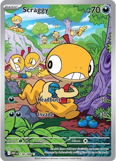 Scraggy (138/086) [SV: White Flare]