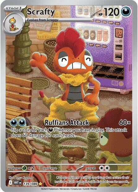 Scrafty (139/086) [SV: White Flare]
