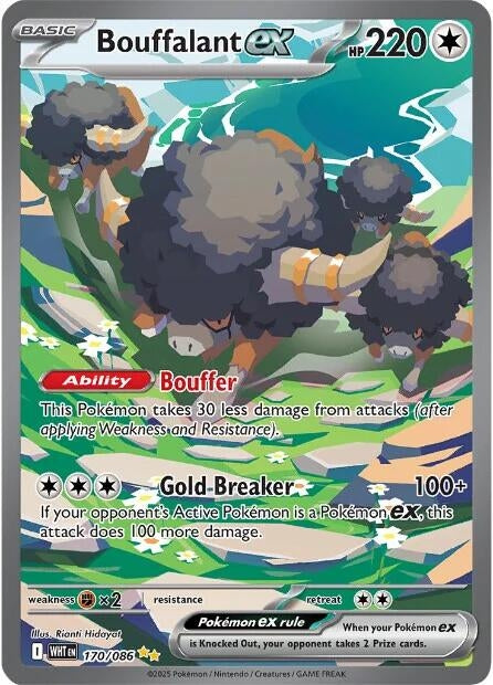 Bouffalant ex (170/086) [SV: White Flare]