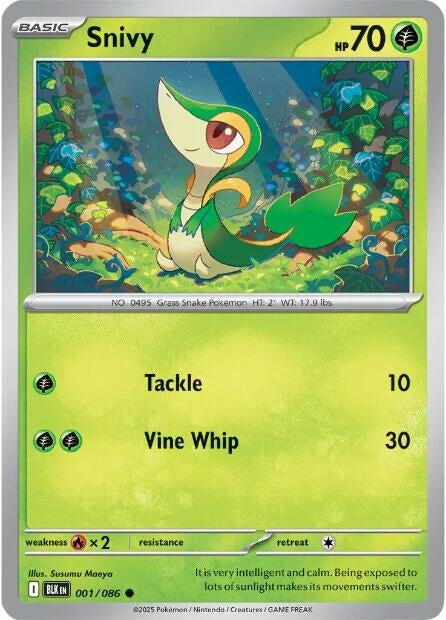 Snivy (001/086) [SV: Black Bolt]