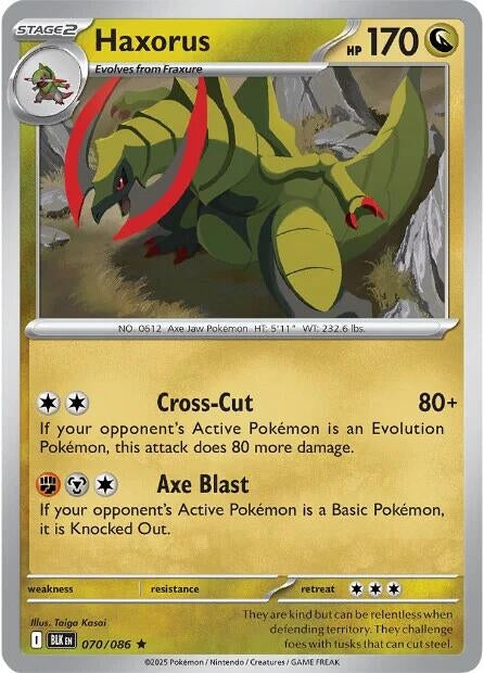 Haxorus (070/086) [SV: Black Bolt]