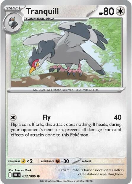 Tranquill (072/086) [SV: Black Bolt]