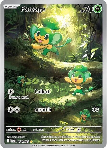 Pansage (089/086) [SV: Black Bolt]