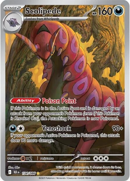 Scolipede (134/086) [SV: Black Bolt]