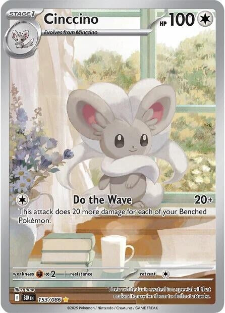 Cinccino (153/086) [SV: Black Bolt]