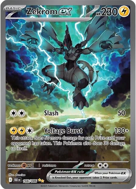 Zekrom ex (166/086) [SV: Black Bolt]