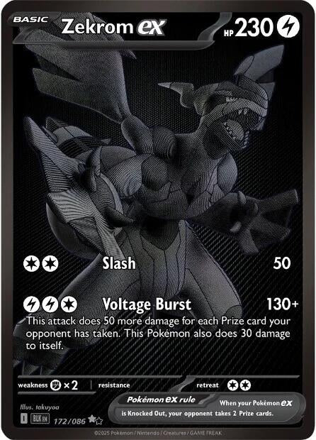 Zekrom ex (172/086) [SV: Black Bolt]