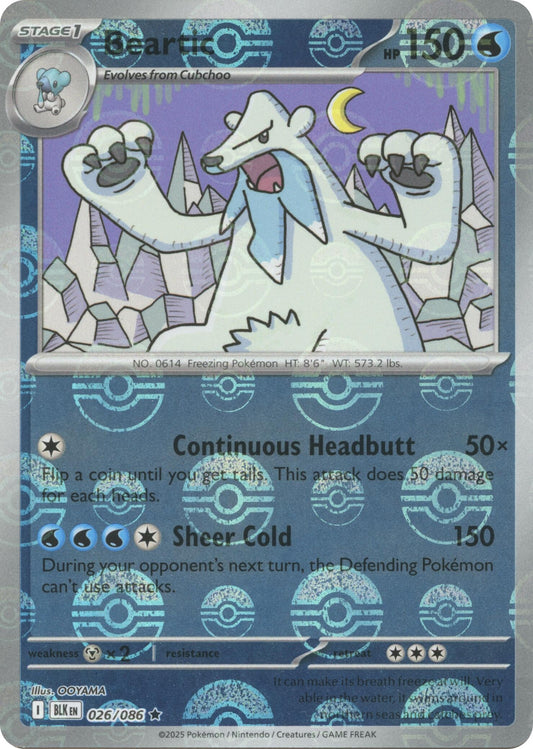 Beartic (Poke Ball Pattern) (026/086) [SV: Black Bolt]