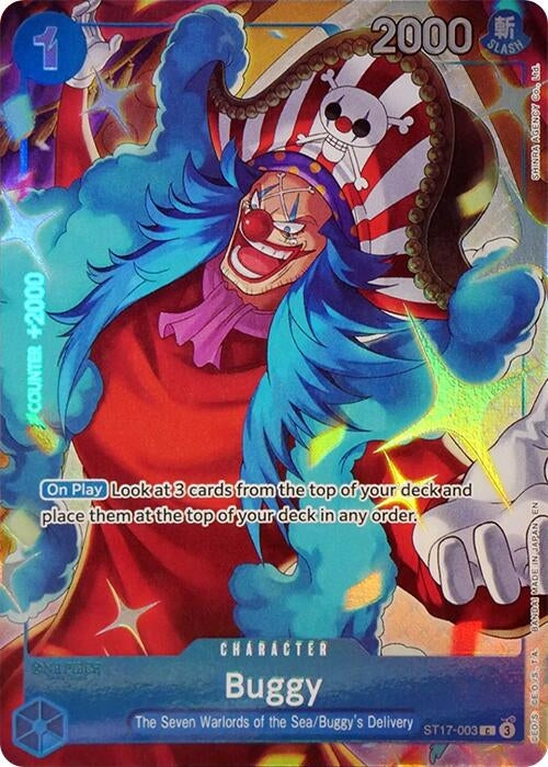 Image for Buggy (Seven Warlords of the Sea Binder Set) (ST17-003) (One Piece Promotion Cards) - One Piece Card Game