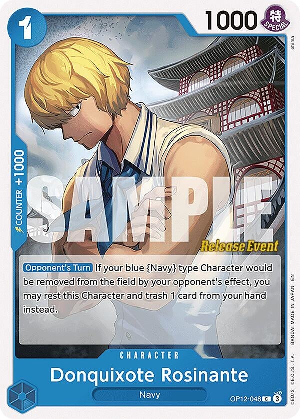 Image for Donquixote Rosinante (048) (OP12-048) (Legacy of the Master Release Event Cards) - One Piece Card Game