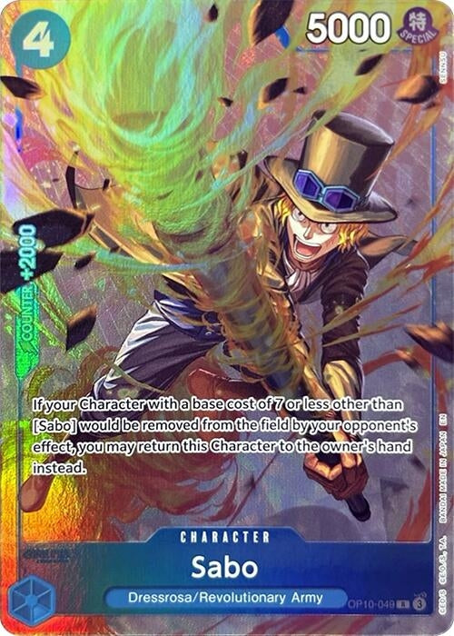 Image for Sabo (Premium Card Collection -Best Selection Vol. 4-) (OP10-049) (One Piece Promotion Cards) - One Piece Card Game