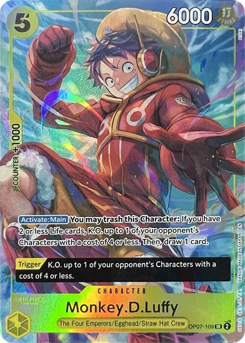 Image for Monkey.D.Luffy (Illustration Box Vol.3) (OP07-109) (One Piece Promotion Cards) - One Piece Card Game