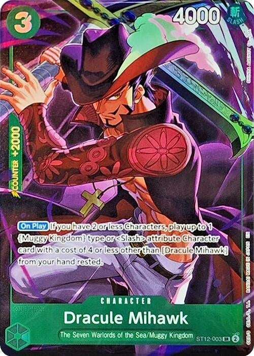 Image for Dracule Mihawk (Illustration Box Vol.4) (ST12-003) (One Piece Promotion Cards) - One Piece Card Game