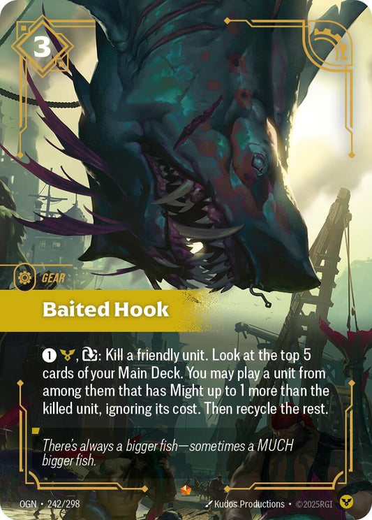 Image for Baited Hook (242/298) (Origins) - Riftbound: League of Legends Trading Card Game