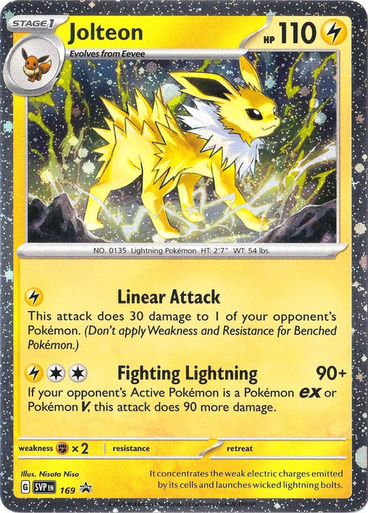 Image for Jolteon - 169 (Cosmos Holo) (169) (SV: Scarlet & Violet Promo Cards) - Pokemon