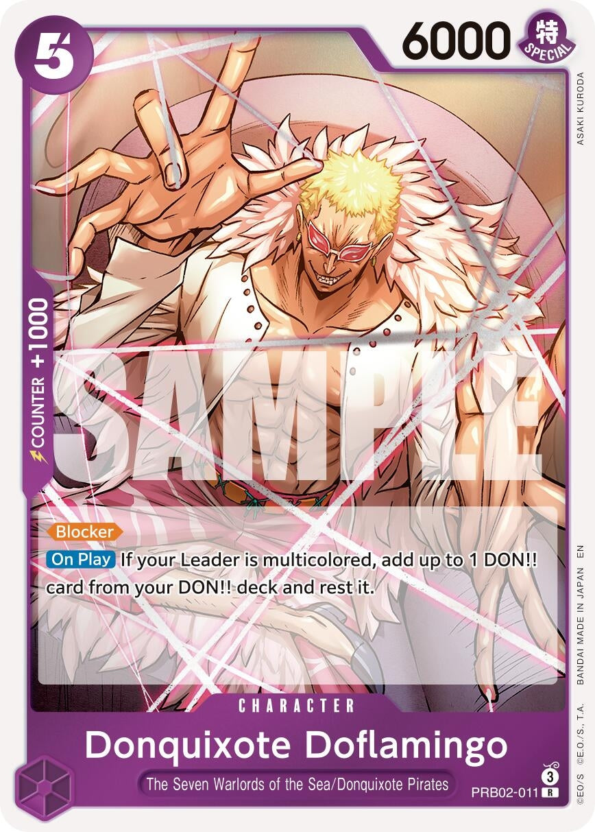 Image for Donquixote Doflamingo (PRB02-011) (Premium Booster -The Best- Vol. 2) - One Piece Card Game