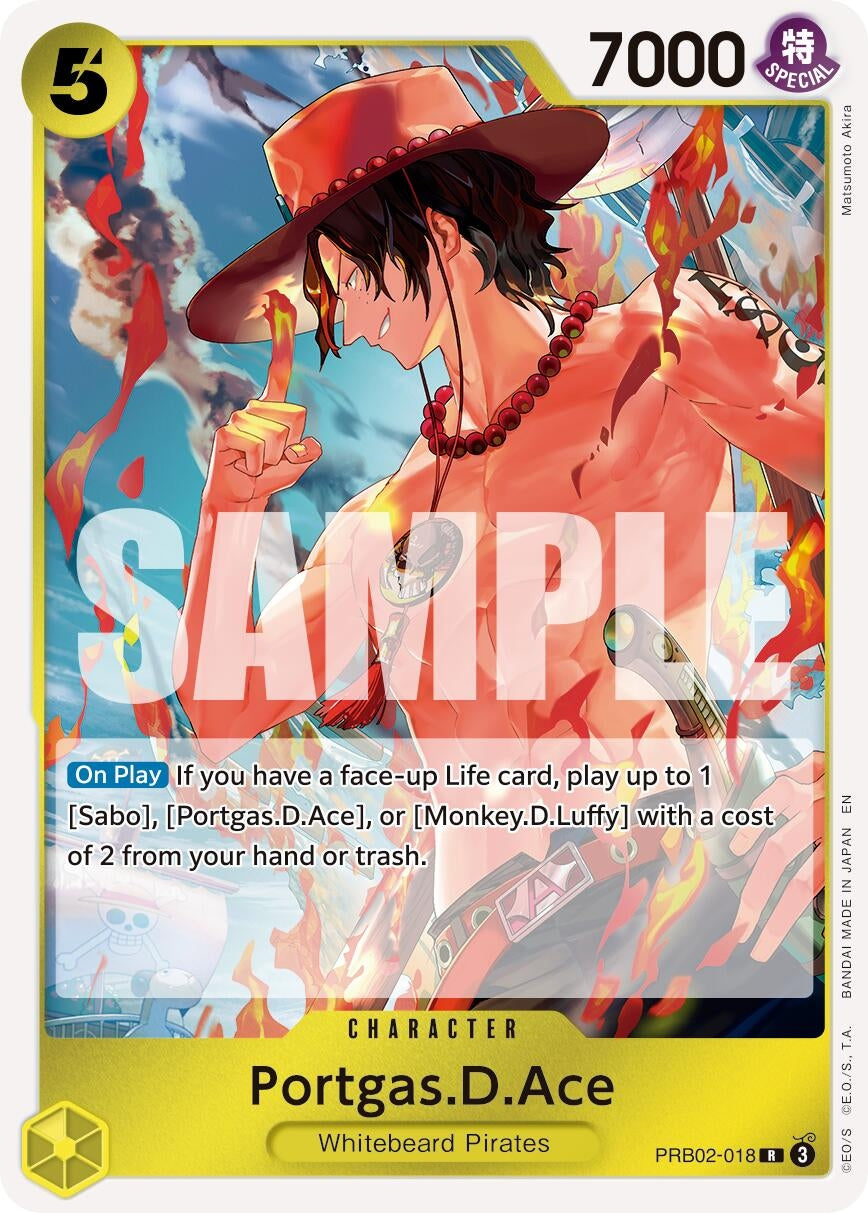 Image for Portgas.D.Ace - PRB02-018 (PRB02-018) (Premium Booster -The Best- Vol. 2) - One Piece Card Game
