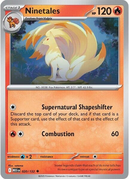 Ninetales (020/132) (ME01: Mega Evolution)