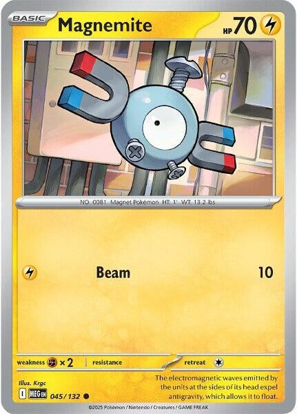 Magnemite (045/132) (ME01: Mega Evolution)
