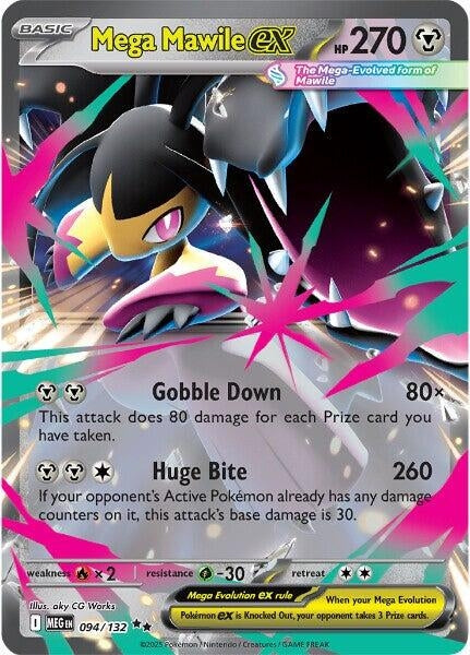 Mega Mawile ex (094/132) (ME01: Mega Evolution)