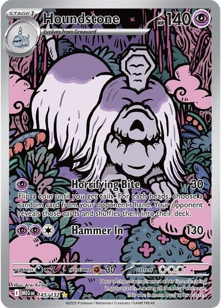 Houndstone (145/132) (ME01: Mega Evolution)