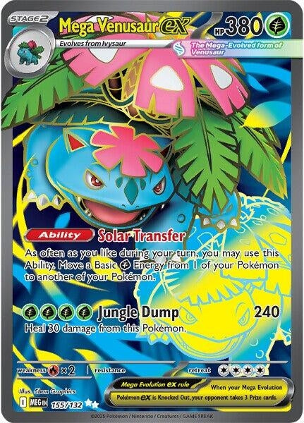 Mega Venusaur ex (155/132) (ME01: Mega Evolution)