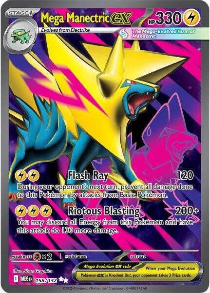 Mega Manectric ex (158/132) (ME01: Mega Evolution)