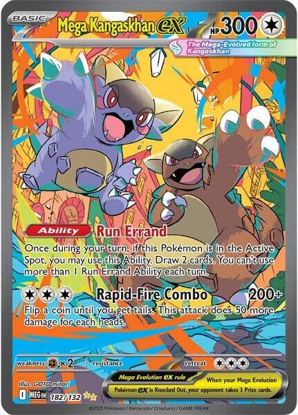 Mega Kangaskhan ex (182/132) (ME01: Mega Evolution)