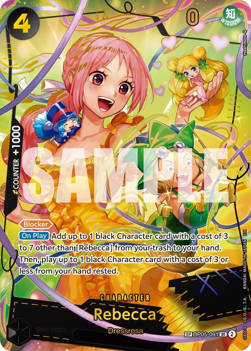 Image for Rebecca (SP) (OP05-091) (Premium Booster -The Best- Vol. 2) - One Piece Card Game