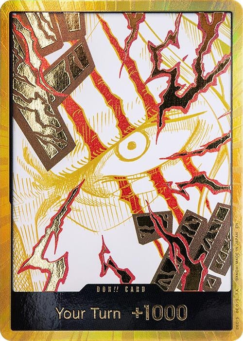 DON!! Card (Shanks) (Gold) (Premium Booster -The Best- Vol. 2)