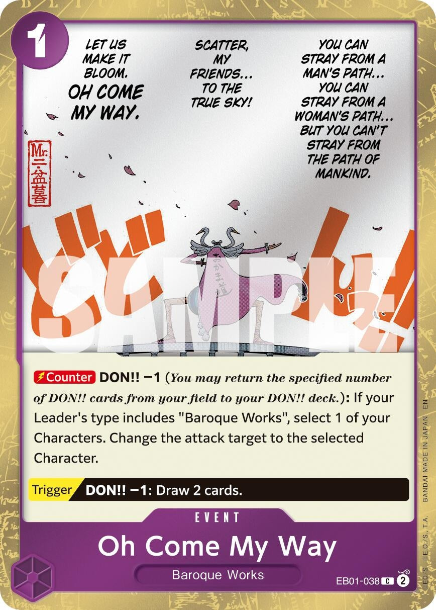 Oh Come My Way (Pirate Foil) (EB01-038) (Premium Booster -The Best- Vol. 2)