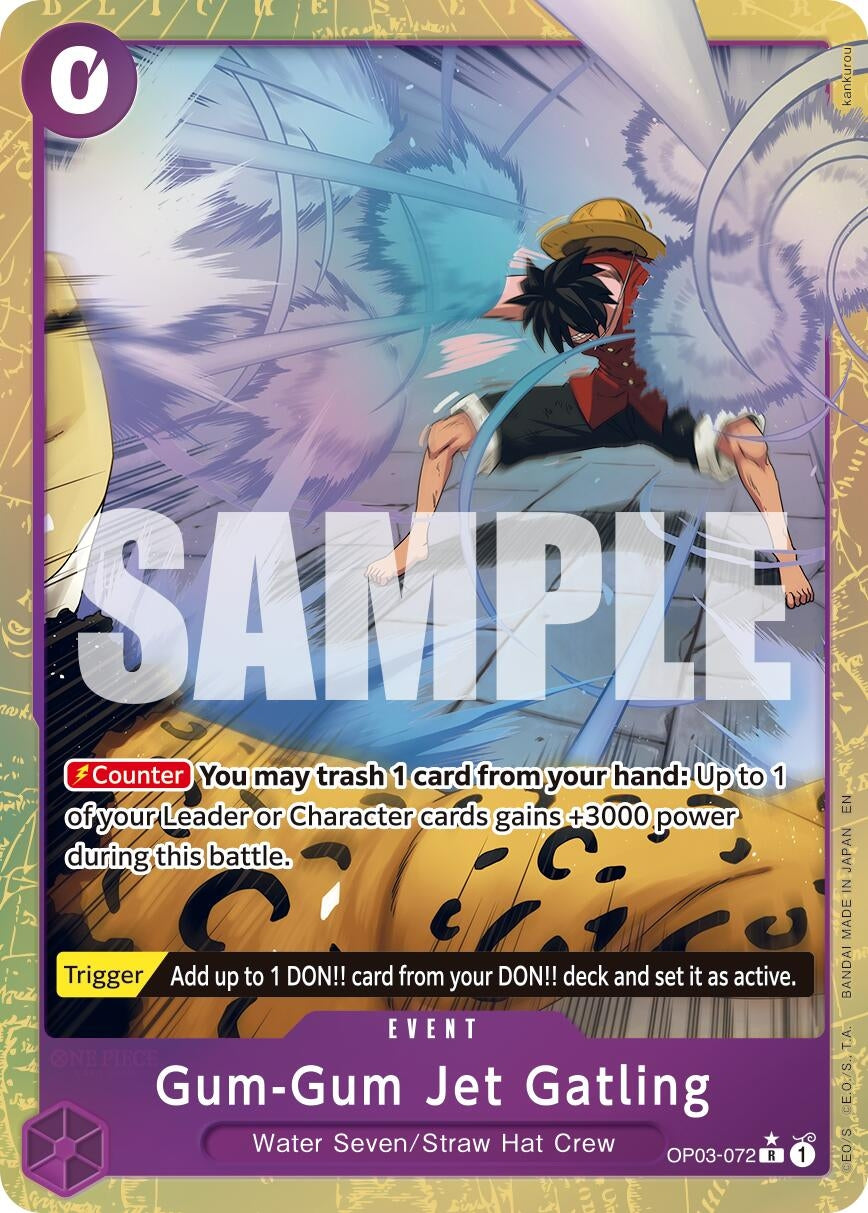 Image for Gum-Gum Jet Gatling (Alternate Art) (OP03-072) (Premium Booster -The Best- Vol. 2) - One Piece Card Game
