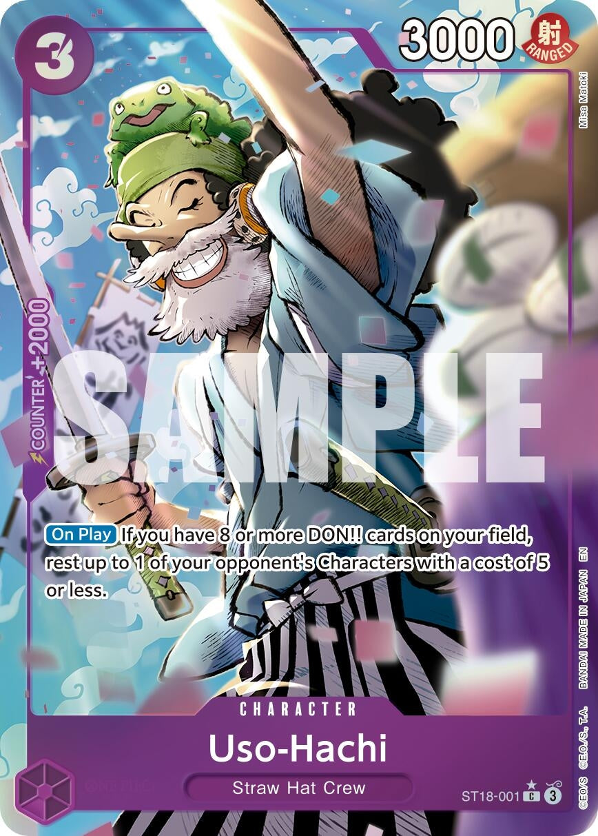 Image for Uso-Hachi (Alternate Art) (ST18-001) (Premium Booster -The Best- Vol. 2) - One Piece Card Game