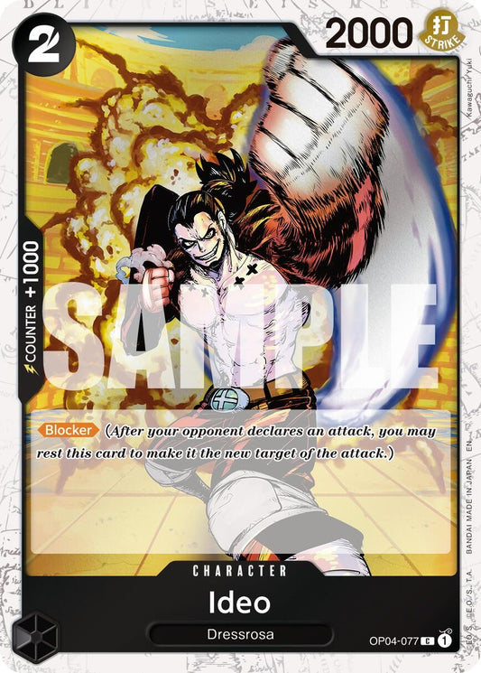 Image for Ideo (Pirate Foil) (OP04-077) (Premium Booster -The Best- Vol. 2) - One Piece Card Game