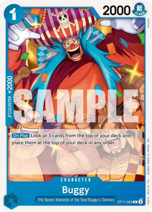 Image for Buggy - ST17-003 (Reprint) (ST17-003) (Premium Booster -The Best- Vol. 2) - One Piece Card Game