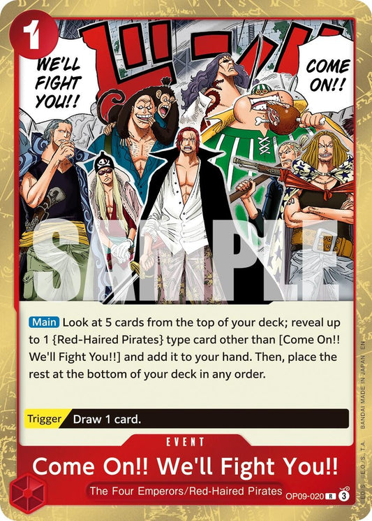Image for Come On!! We'll Fight You!! (Reprint) (OP09-020) (Premium Booster -The Best- Vol. 2) - One Piece Card Game