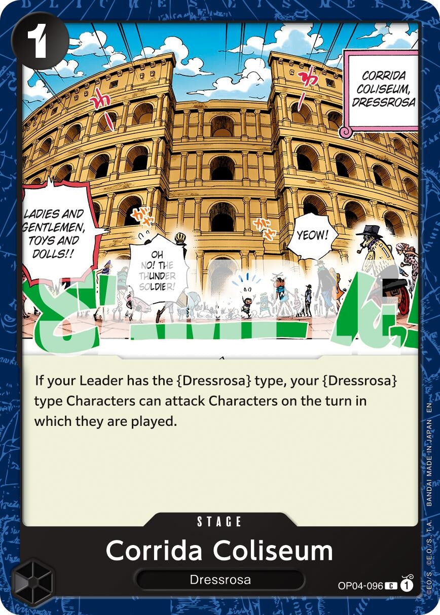 Image for Corrida Coliseum (Reprint) (OP04-096) (Premium Booster -The Best- Vol. 2) - One Piece Card Game