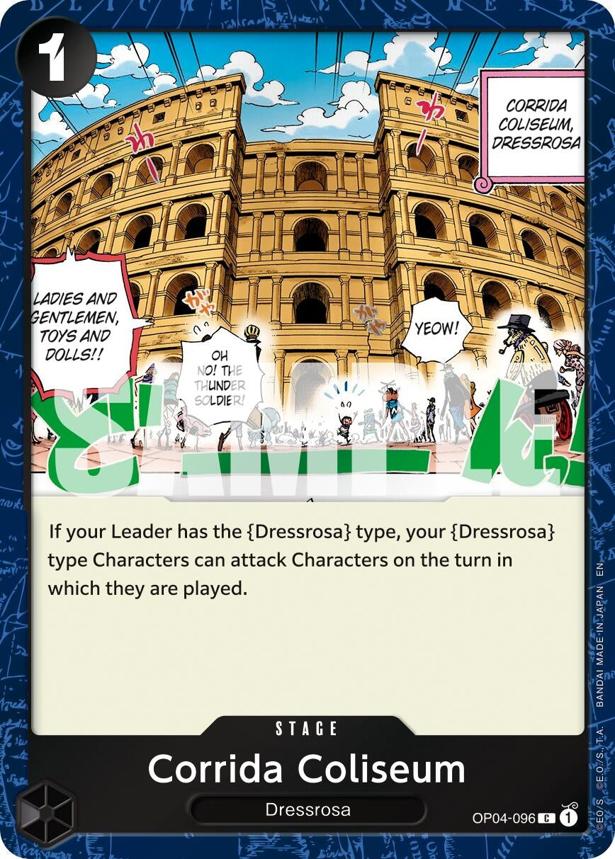 Image for Corrida Coliseum (Pirate Foil) (OP04-096) (Premium Booster -The Best- Vol. 2) - One Piece Card Game