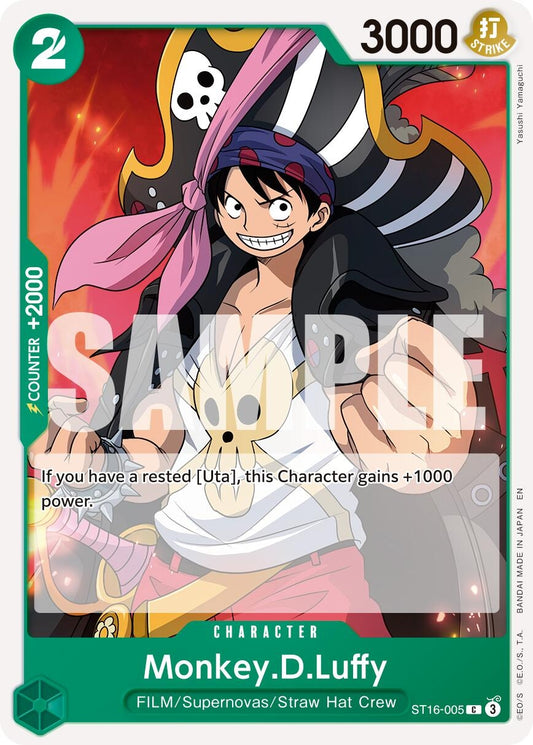 Image for Monkey.D.Luffy - ST16-005 (Reprint) (ST16-005) (Premium Booster -The Best- Vol. 2) - One Piece Card Game
