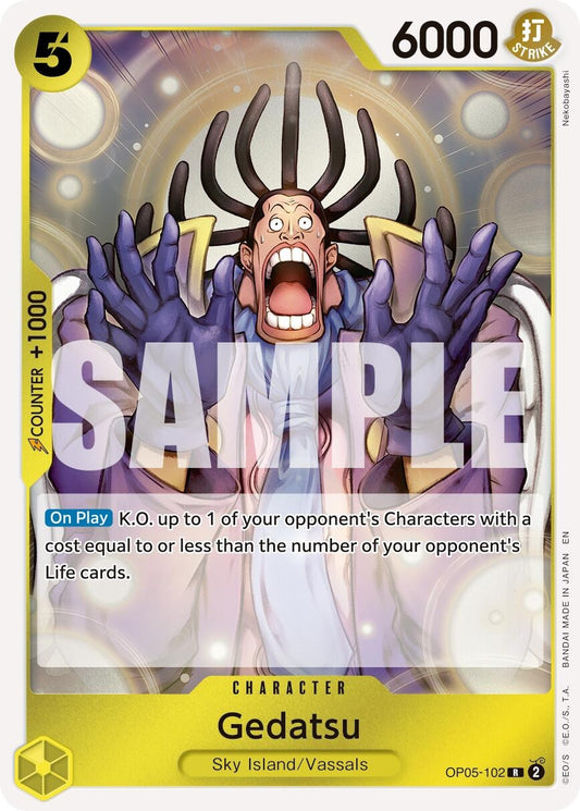 Image for Gedatsu (Reprint) (OP05-102) (Premium Booster -The Best- Vol. 2) - One Piece Card Game
