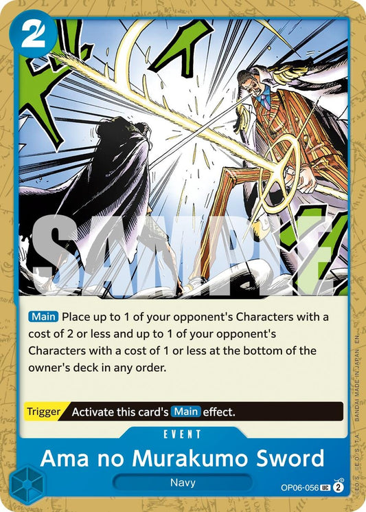 Image for Ama no Murakumo Sword (Reprint) (OP06-056) (Premium Booster -The Best- Vol. 2) - One Piece Card Game