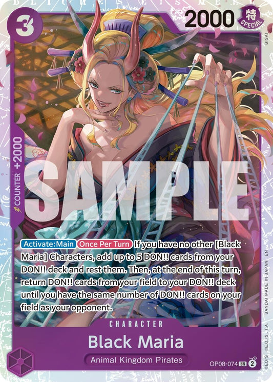 Image for Black Maria (Reprint) (OP08-074) (Premium Booster -The Best- Vol. 2) - One Piece Card Game